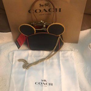 Coach X Mickey Keith Haring Leather Women's Bag Brand New